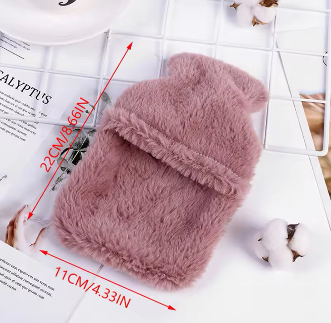 Rabbit Plush Warm Water Bag, Pain Relief Therapy Hand Warmer, Soft Rabbit Cozy Hot Water Bottle Cover Rabbit Plush Warm Water Bag, Pain Relief Therapy Hand Warmer, Soft Rabbit Cozy Hot Water Bottle Cover